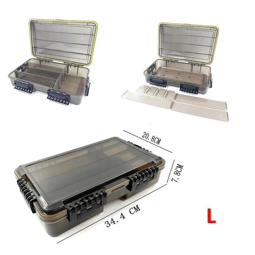 Waterproof fishing tackle box - fishing,