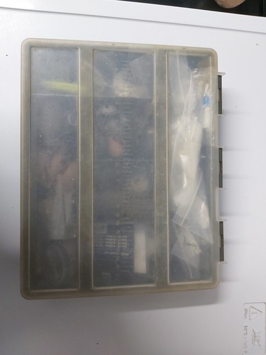 Tackle box with - tackle, some