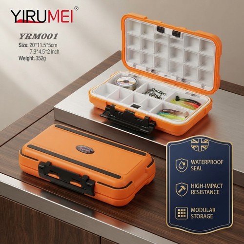 Waterproof fishing tackle box - waterproof,