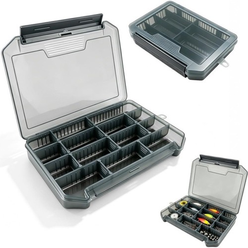Fishing tackle box plastic - fishing,