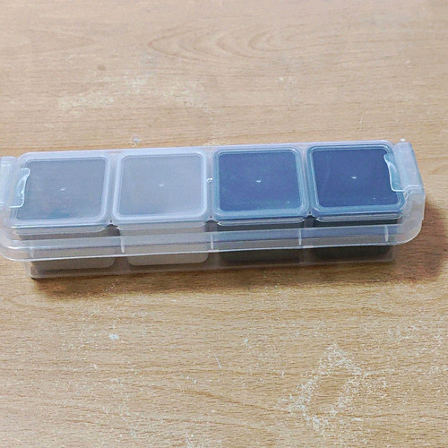 Clear black plastic - clear/black,