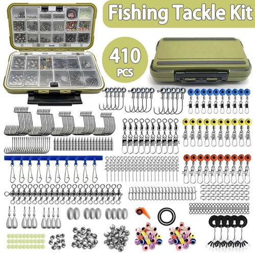 410pcs fishing tackle - tackle, kit